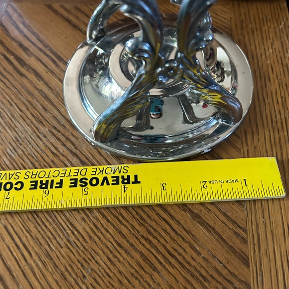 Vintage Ornate ROYAL QUALITY SILVER Tilting Gravy Boat on Stand with Warmer Tray - Picture 9 of 12